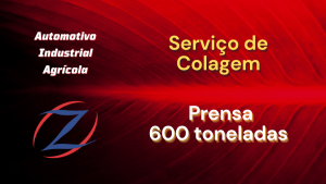 Capa Serviço Colagem de Placas de Freio para Prensa de 600 toneladas